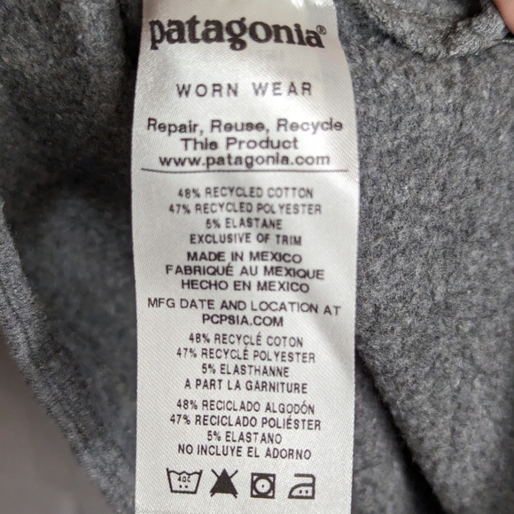 Patagonia Worn Wear Live Simply Trailer Uprisal Crew Neck Pullover Sweater - Picture 5 of 5